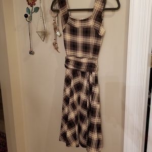 Effie's Heart Fit and Flare Plaid Dress